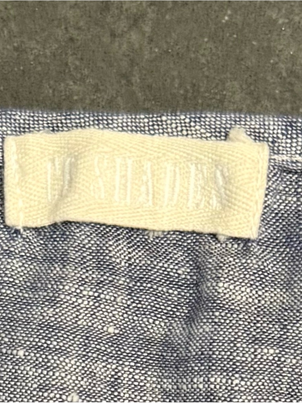CP Shades LIKE NEW Blue Mini Swing Dress/Tunic 100% Linen - Sz  M - Picture 4 of 5